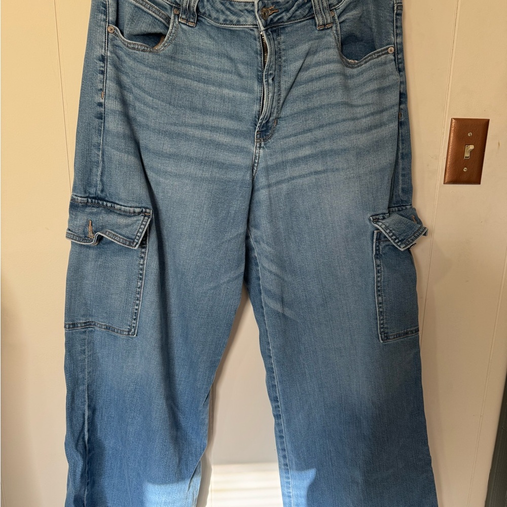 American Eagle Outfitters Sky Blue Stretch Jeans